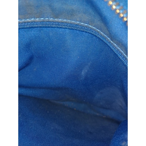 Coach File Bag in Signature Canvas‎ F34938 | Light Khaki/Pool Blue - Picture 7 of 13